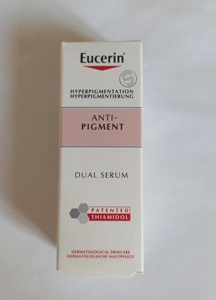 Сироватка для обличчя eucerin anti-pigment подвійна для зменшення та попередження гіперпігментації 7 мл
