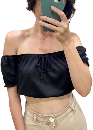 Чорний топ жатка primark xxs