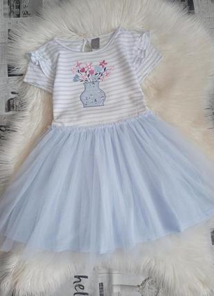 Платье с pepco little kids 6-8 р.
