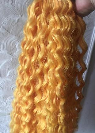 Афрокудри ariel, цвет yellow