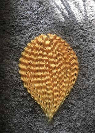 Афрокудри ariel, цвет yellow