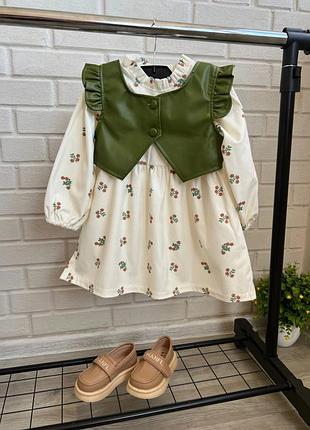 Детское платье жилетка