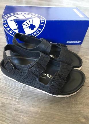 Босоножки birkenstock milano-exquisite kroko black
