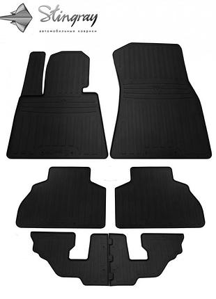 Коврики в машину daymart (6 шт) для bmw x7 (g07) (6 seats) (2018-..) бмв