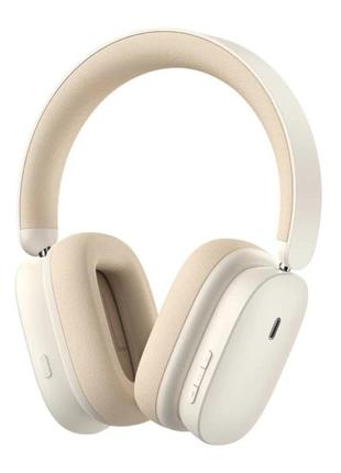 Навушники baseus bowie h1 noise-cancelling wireless headphones rice white