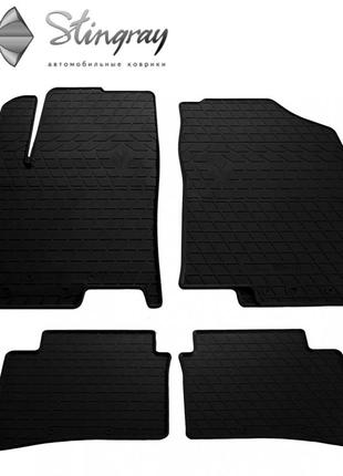 Килимки в авто daymart (4 шт) на hyundai accent (2017-...) хюндай