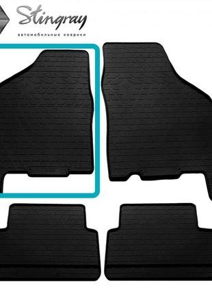 Водительский резиновый коврик передний левый для lada 2109 (1990-2011) лада