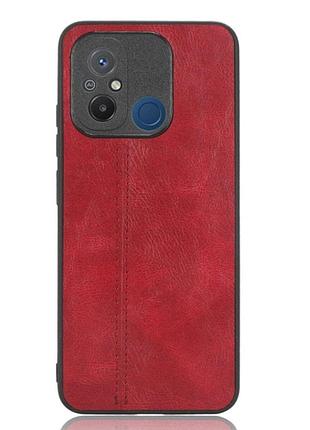 Чохол для смартфона cosmis leather case for xiaomi redmi 12c/poco зі55 red