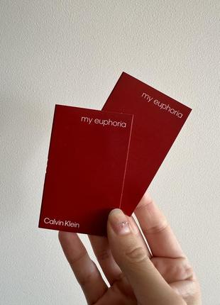 Набір пробників calvin klein my euphoria
