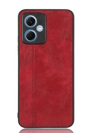 Чохол для смартфона cosmis leather case for poco x5 5g red