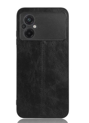 Чохол для смартфона cosmis leather case for poco m5/m5 5g black