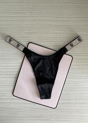 Білизна victoria’s secret трусики-стрінги розмір xs, m. very sexy shine. вікторія сікрет