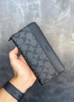 Чоловічий клатч гаменець coach