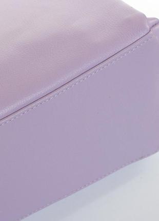 Сумочка женская плечевая сумка натуральная кожа alex rai сумка для девушки фиолетова сумка городская большая6 фото