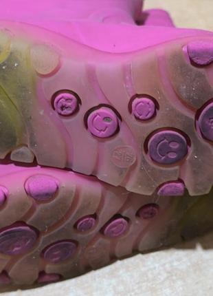 Резиновые сапоги праздниковятся при хотьбе 26-27 размер 17 см резиновое сапоги2 фото