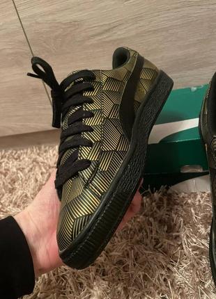 Кросівки жіночі пума puma basket гірчичний