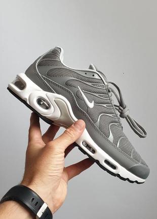 Мужские кроссовки nike air max tn grey white