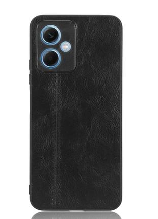 Чохол для смартфона cosmis leather case for poco x5 5g black