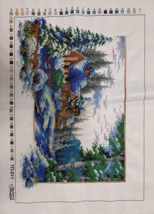 Картини з бісеру «4 пори року»