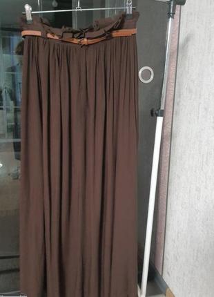 Спідниця літня віскозна moon's туреччина макси длинная юбка