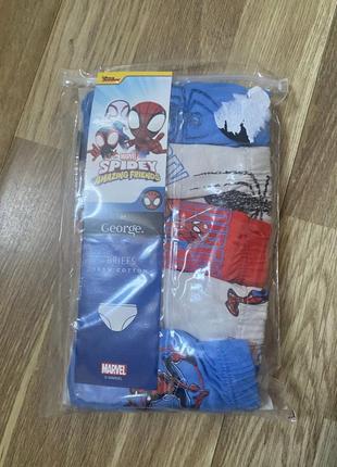 Нові трусики новые трусы george спайдермен 2 3 4 5 6 7 8 лет щенячий патруль мальчик