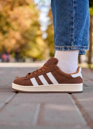 Женские кроссовки adidas campus 00s brown v / smb