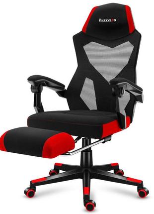 Комп'ютерне крісло для геймера huzaro combat 3.0 carbon grey-mesh1 фото