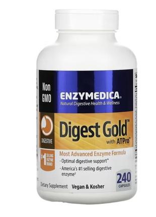 Enzymedica digest gold, поддержка пищеварения 240 капсул