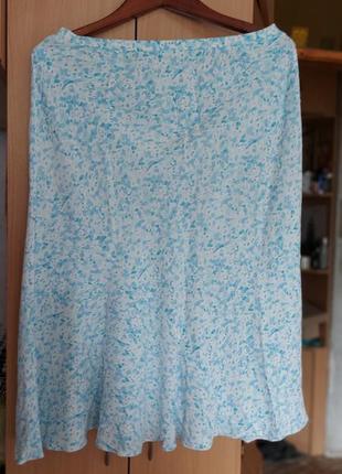 Юбка голубая 14 размер