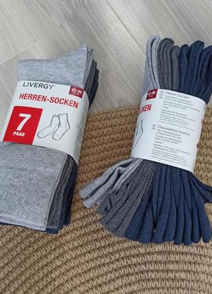 Шкарпетки чоловічі livergy 7 пар 39-42, 43-462 фото
