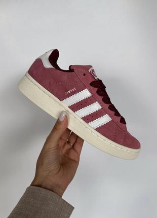 Женские кроссовки adidas campus 00s pink/white v / smb