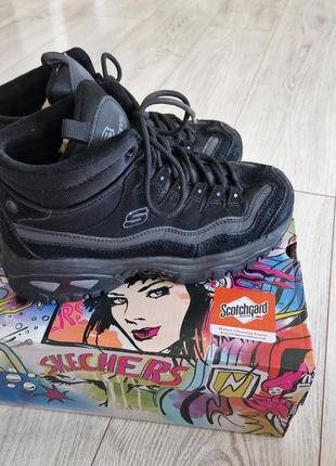 Ботинки кроссовки утепленные деми еврозима skechers 38р