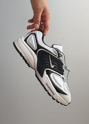 Кроссовки nike air pegasus wave • white black 3