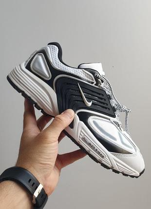 Кроссовки nike air pegasus wave • white black 2