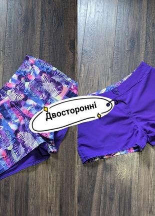 Двусторонние яркие шорты speedo