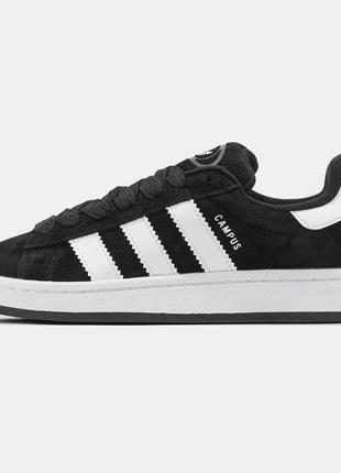 Женские кроссовки adidas campus 00s black white v2 v / smb