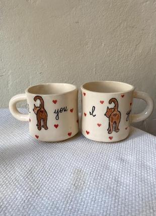 Парні керамічні чашечки