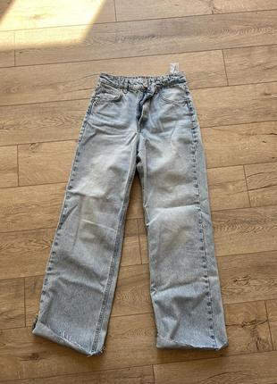 Джинси zara прямого крою eur 36