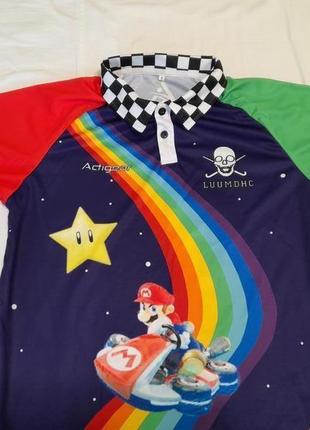 Футболка поло стильна super mario crematourium №33 - s , унісекс