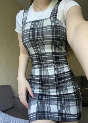 Сарафан в клітинку h&m