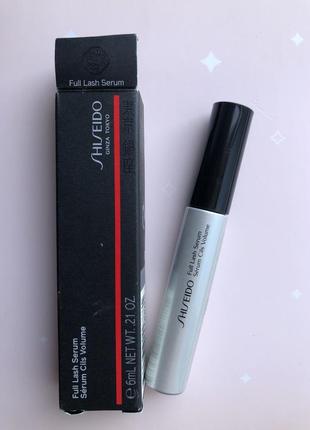 Сироватка для вій та брів shiseido full lash serum
