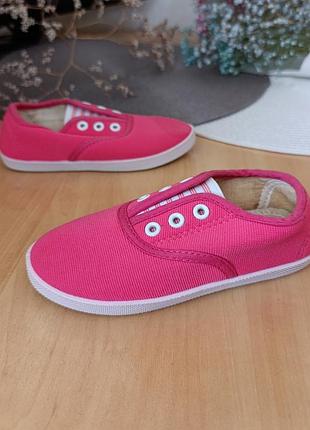 Мокасины детские малинового цвета ❗уценка❗кеды для девочек