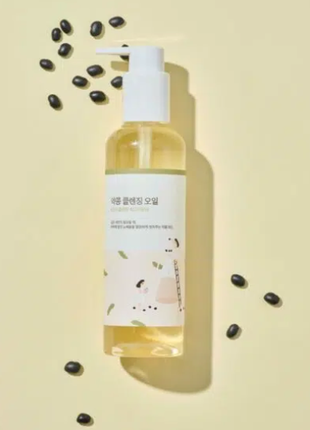 Гідрофільна олія з екстрактом чорних соєвих бобів round lab soybean cleansing oil 200 мл