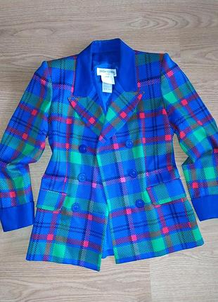 Yves saint laurent шикарний дизайнерський вінтажний піджак, люксова річ6 фото