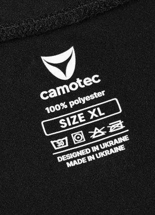 Футболка camotec thorax 2.0 highcool black, термоактивна футболка, чоловіча чорна футболка тактична6 фото