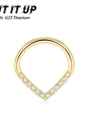 Сережка для пірсингу титанова