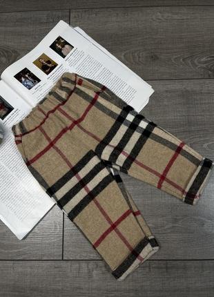 Оригинальные хлопковые брюки burberry