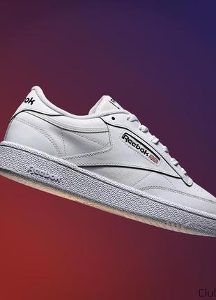 Кроссовки reebok club c 85. оригинал. размер 40.5 - 26 см