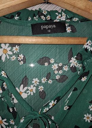 Блуза в цветочный принт3 фото