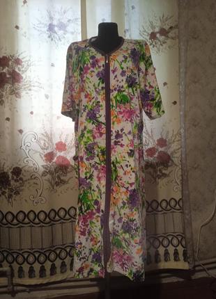 Халат на молнии новый cristina secret 2xl (50-52)